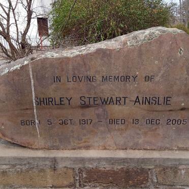AINSLIE Shirley Stewart 1917-2005