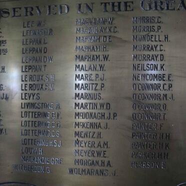 08. The Great War Memorial 1914-1919 - Those who served