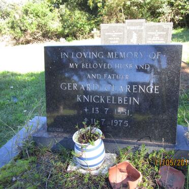 KNICKELBEIN Gerard Clarence 1951-1975