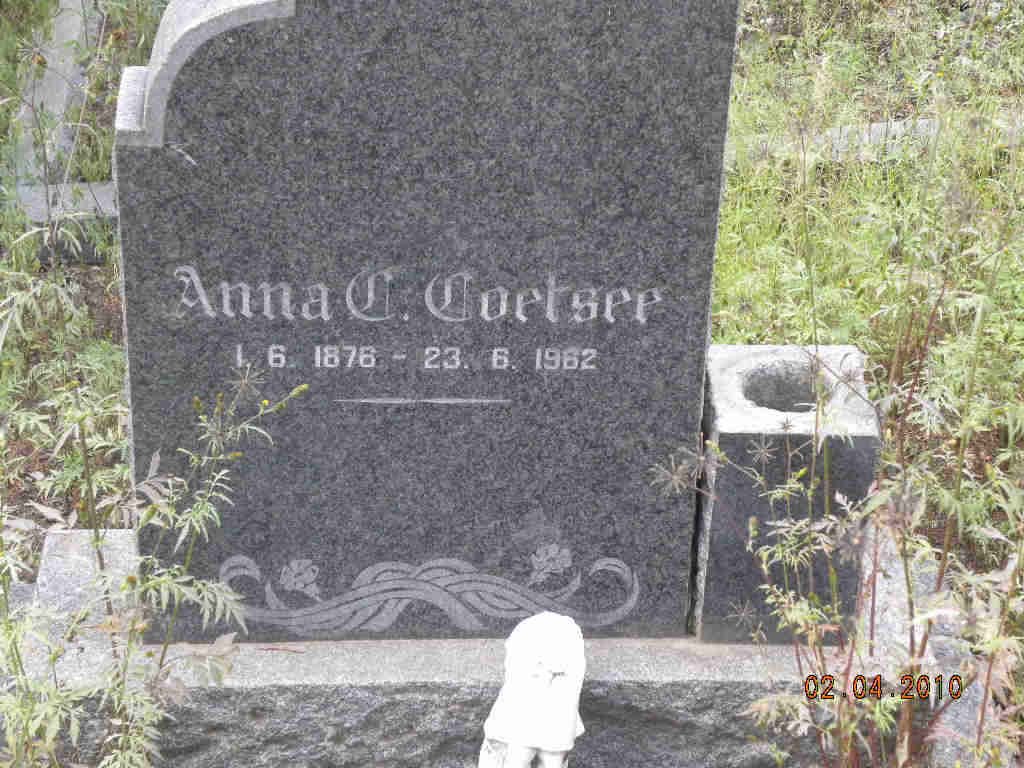 COETSEE Anna C. 1876-1962