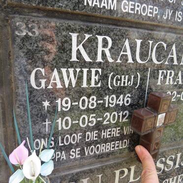 KRAUCAMP G.H.J. 1946-2012 &amp; Francine 1948-