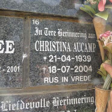 AUCAMP Christina 1939-2004