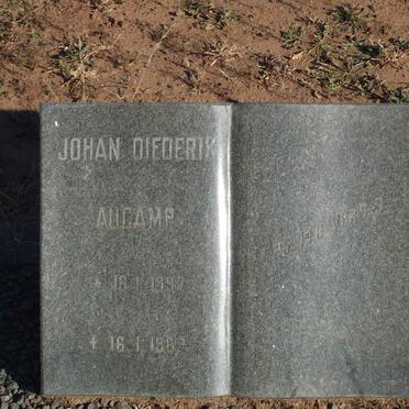 AUCAMP Johan Diederik 1897-1969