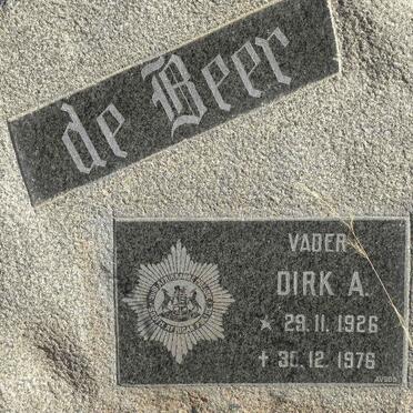 BEER Dirk A., de 1926-1976
