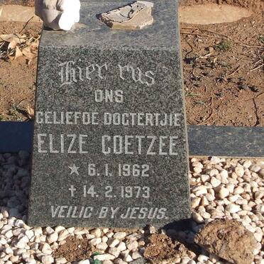 COETZEE Elize 1962-1973