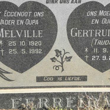 FERREIRA Melville 1920-1992 &amp; Gertruida P.1916-2001