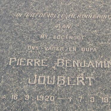 JOUBERT Pierre Benjamin 1920-1978