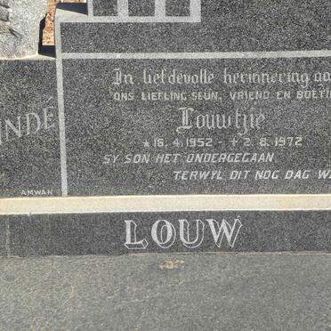 LOUW Louwtjie 1952-1972