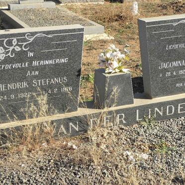 LINDE Hendrik Stefanus, van der 1922-1976 &amp; Jacomina Magaretha 1924-2005