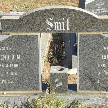 SMIT Barend J.M. 1895-1976 &amp; Janetta DE KLERK 1900-