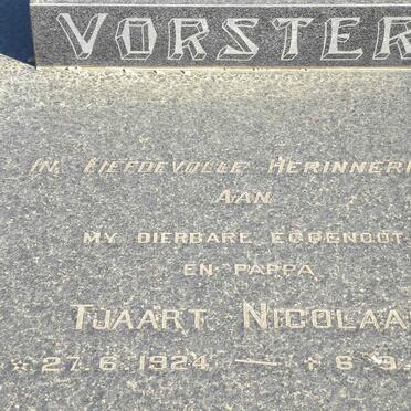 VORSTER Tjaart Nicolaas 1924-1976