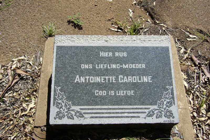 ? Antoinette Caroline