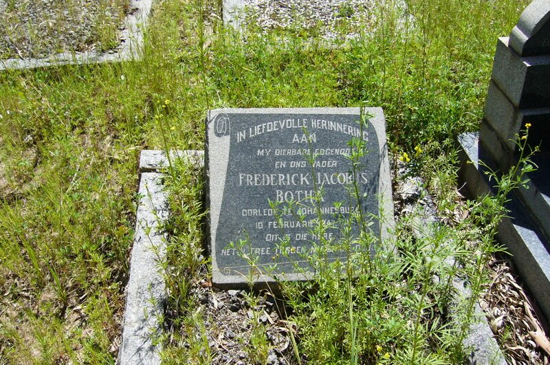 BOTHA Frederick Jacobus -1947