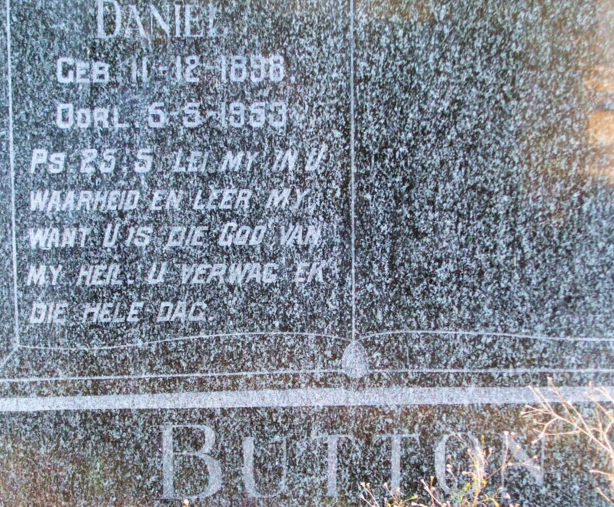 BUTTON Daniel 1898-1953