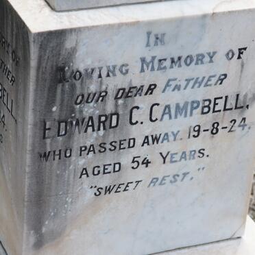 CAMPBELL Edward C. -1924