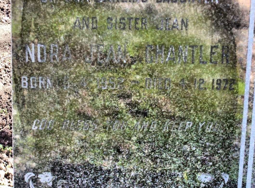 CHANTLER Nora Jean 1952-1972