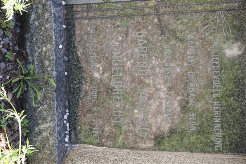 ENGELBRECHT Barend Jacobus 1809-1964