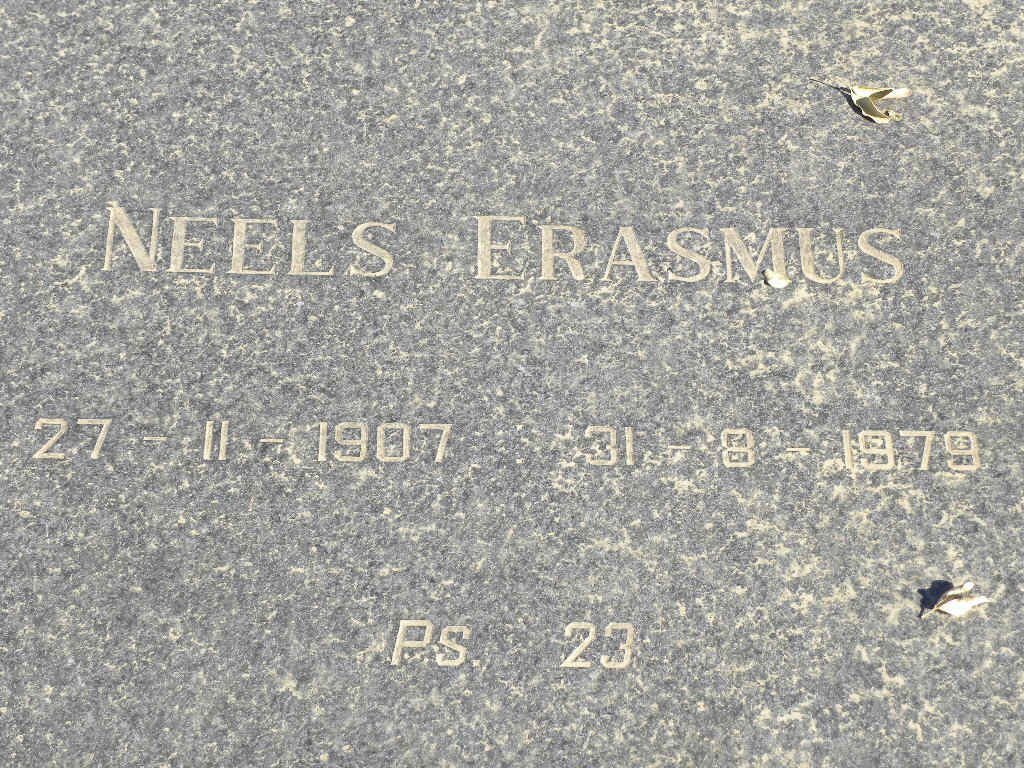ERASMUS Neels 1907-1979