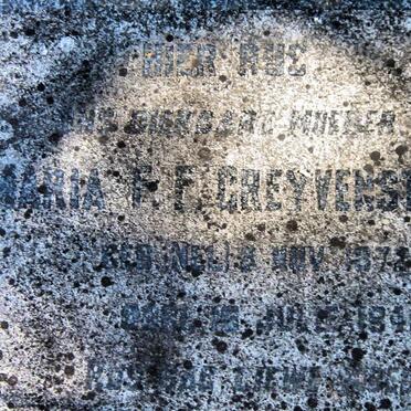 GREYVENSTEIN Maria F.F. nee NEL 1872-1945