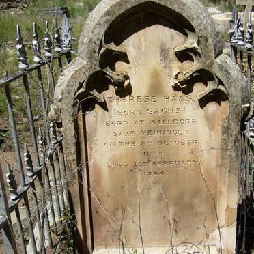 HAAS Therese nee SACHS 1844-1864