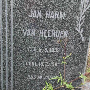 HEERDEN Jan Harm, van 1899-1961