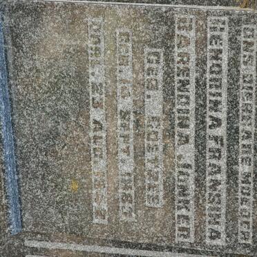 JONKER Hendrina Fransina Barendina nee COETZEE 1883-1942