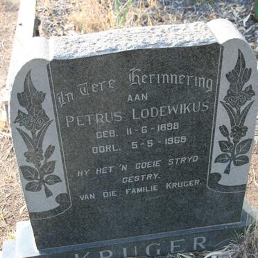 KRUGER Petrus 1898-1968