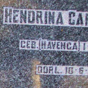 KLEYNHANS Hendrina Carolina nee HAVENGA 1879-1950