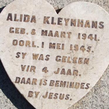 KLEYNHANS Alida 1941-1945
