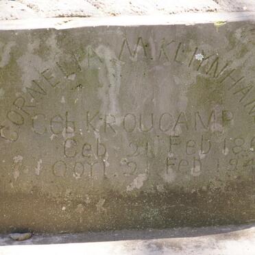 KLEYNHANS Cornelia M. nee KROUCAMP 1867-1945