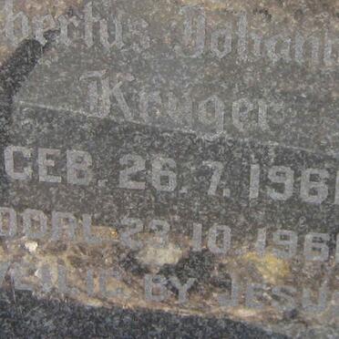 KRUGER Albertus Johannes 1961-1961