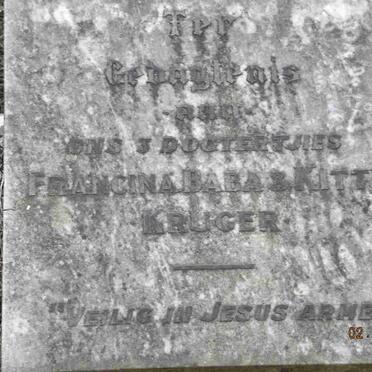 KRUGER Francina :: KRUGER Baba :: KRUGER Kitty