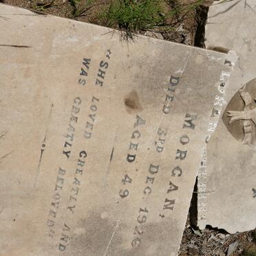 MORGAN Florence Catherine -1926