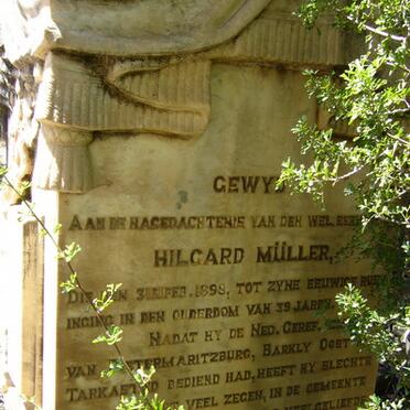 MÜLLER Hilgard -1898