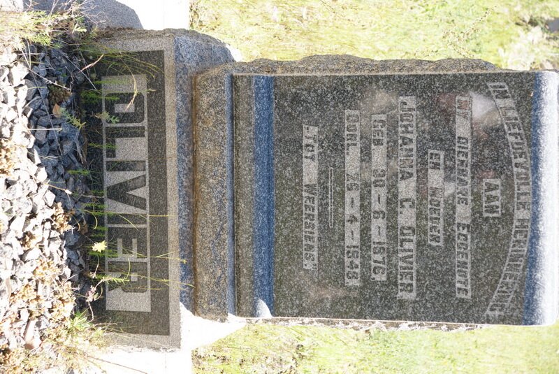 OLIVIER Johanna G. 1876-1948