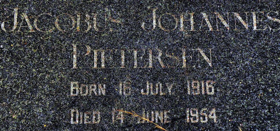 PIETERSEN Jacobus Johannes 1916-1954