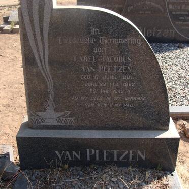PLETZEN Carel Jacobus, van 1887-1962