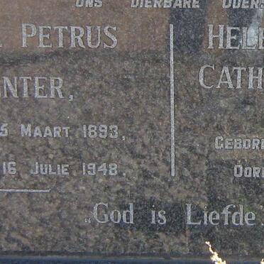 VENTER Daniel Petrus 1893-1948 &amp; Helena Hendrina Catharina OLIVIER 1893-1961