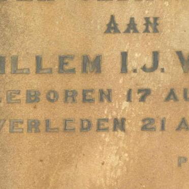 VENTER Willem I.J. 1856-1906