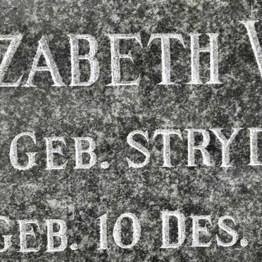 VENTER Elizabeth nee STRYDOM 1876-