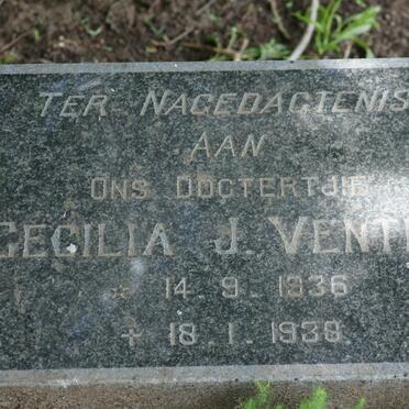 VENTER Cecilia J. 1936-1938