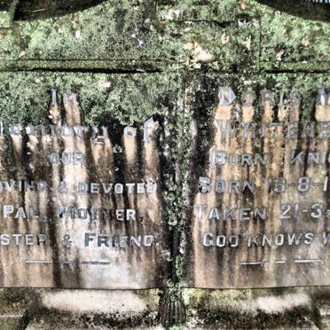 WHITEHEAD Doris May nee KNIGHT 1895-1931