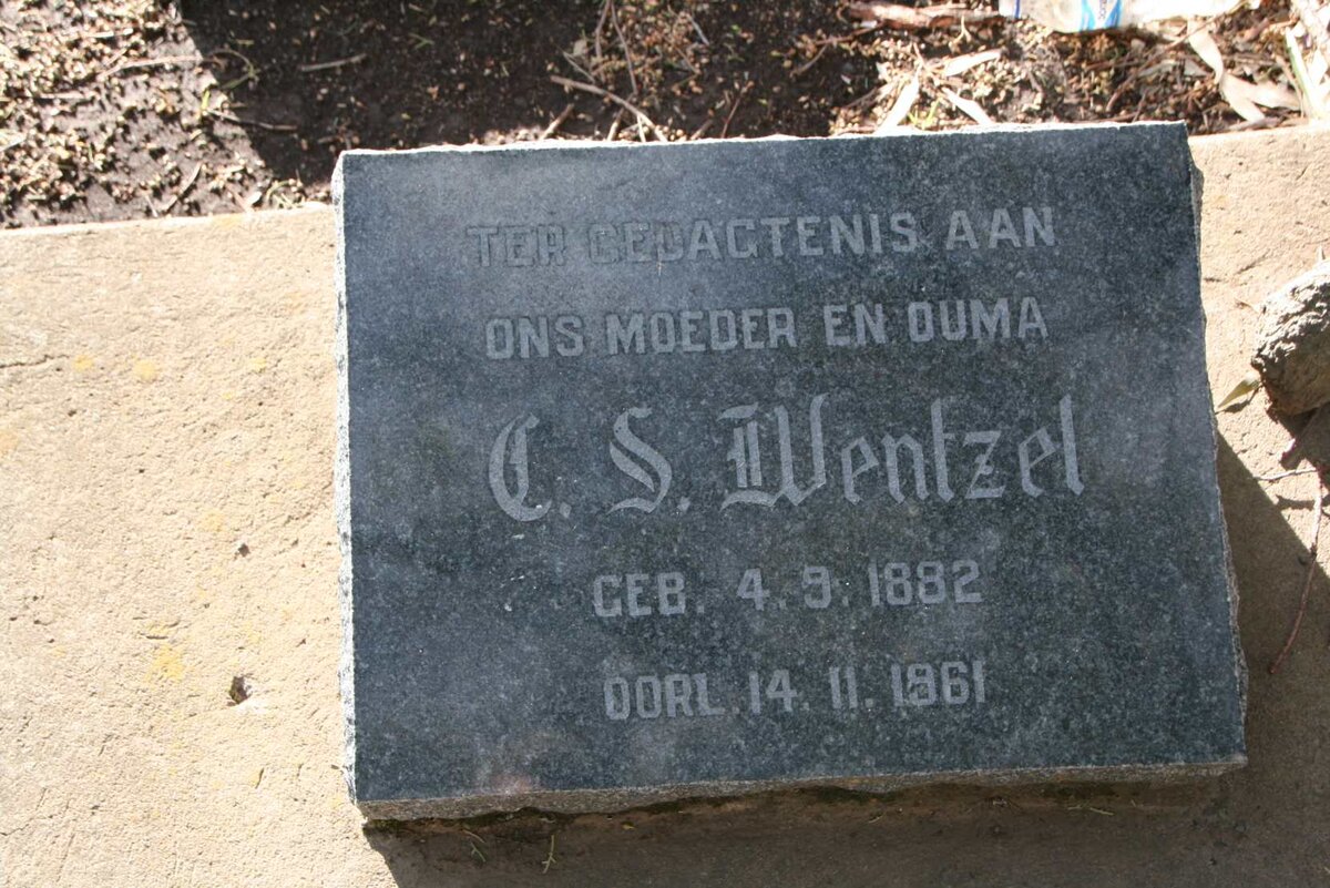 WENTZEL C.S. 1882-1961