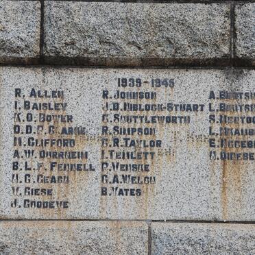 5. North panel 1939-1945