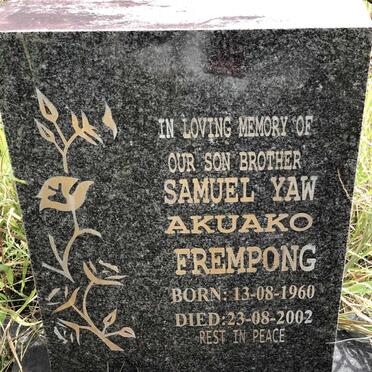 FREMPONG Samuel Yaw Akuako 1960-2002