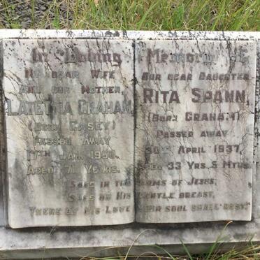GRAHAM Latettia nee CASEY -1950 :: SPANN Rita nee GRAHAM -1937