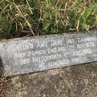 GRAY Evelyn Amy nee CANNON 1879-1943