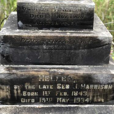 HARRISON George -1908 &amp; Hellen 1843-1934