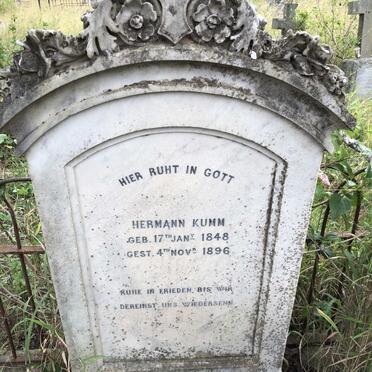 KUMM Hermann 1848-1896