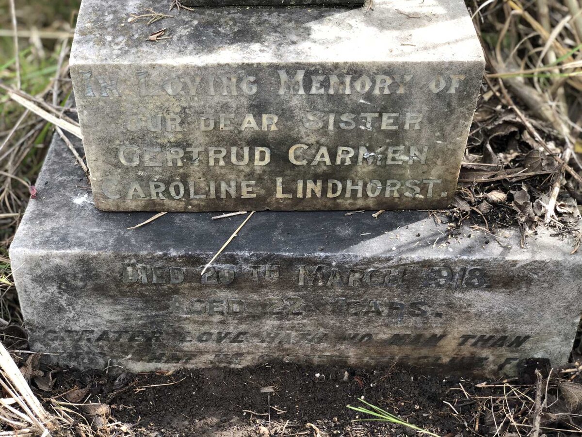 LINDHORST Gertrud Carmen Caroline -1918
